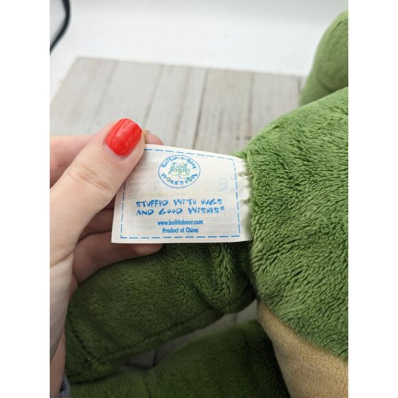 Build A Bear Ankylosaurus Dinosaur 18" Plush Stuffed Animal Green Spikes Dino - Picture 5 of 5